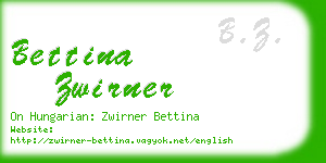 bettina zwirner business card